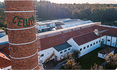 Aerial image of Celupa's headquarters - Guaíba (RS)